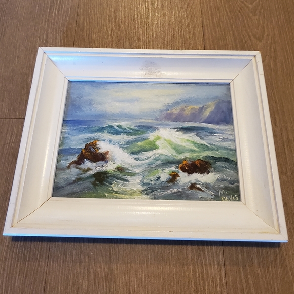 Other - Vintage Coastal ORIGINAL Oil Painting.